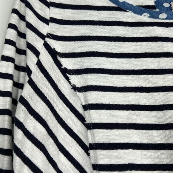 Anthropologie Postmark Striped & Polka Dot Tunic Top w/ Pockets Size Medium - Picture 8 of 14